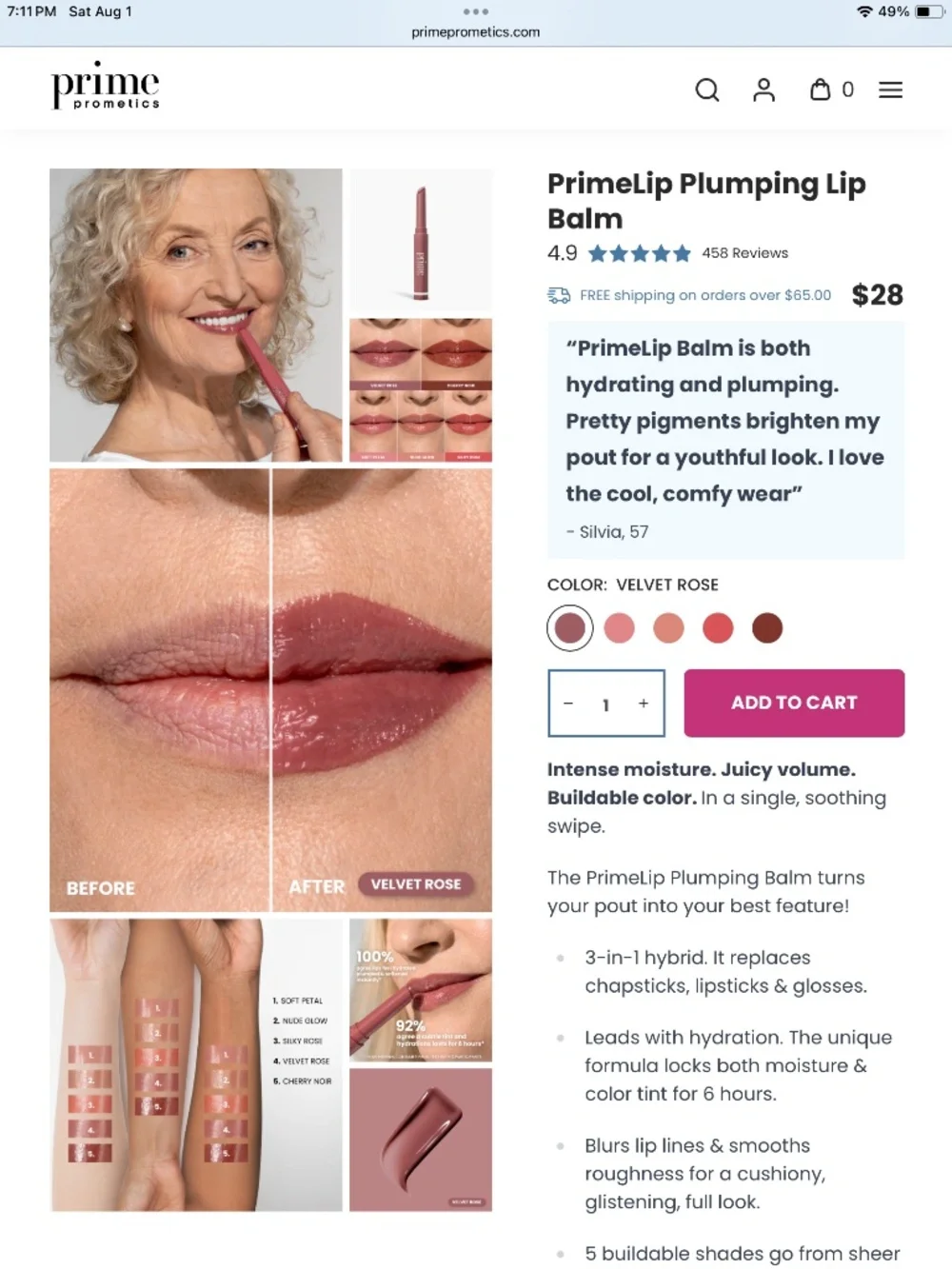 Prime Lip Plumping Lip Balm
